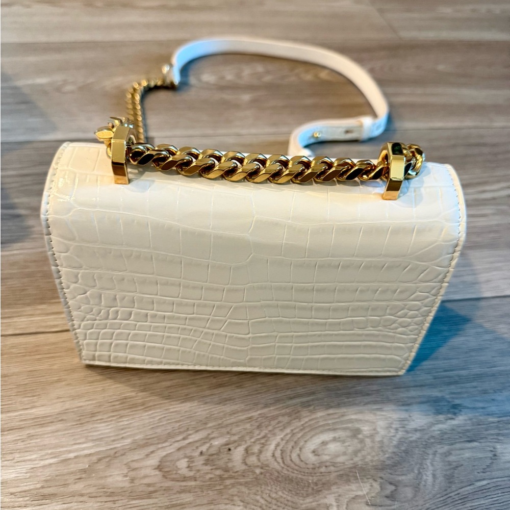 Alexander McQueen Women's Mini Jewelled Satchel in Deep Ivory. New w/out tags. - Picture 11 of 13